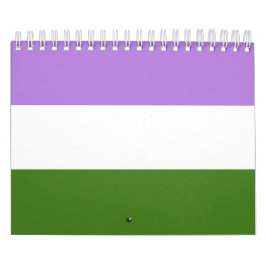 Calendario Bandera de Orgullo Queer