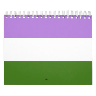 Calendario Bandera de Orgullo Queer