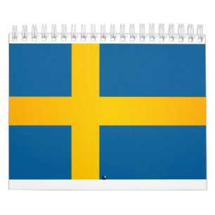 Calendario Bandera de Suecia