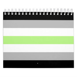 Calendario Bandera del Orgullo Agénero