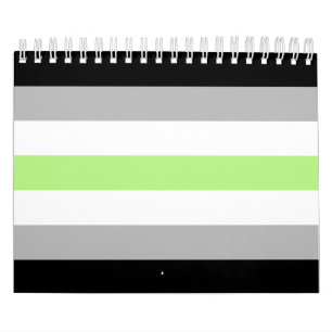 Calendario Bandera del Orgullo Agénero