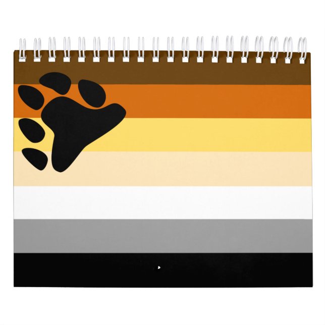 Calendario Bandera del Orgullo del Oso (Tapa)
