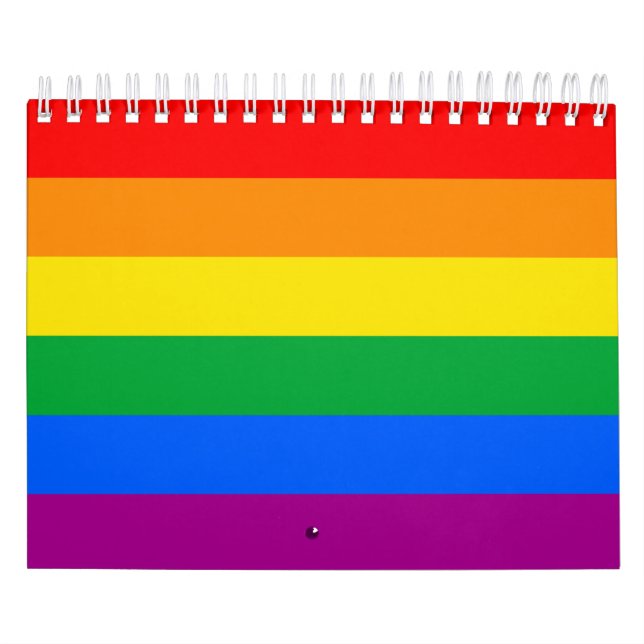 Calendario Bandera del orgullo gay LGBTQ+ (Tapa)
