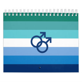 Calendario Bandera del Orgullo Gay Masculino MLM