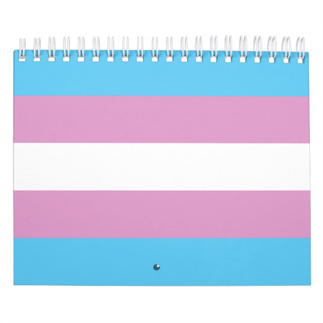 Calendario Bandera del Orgullo Trans (Tapa)