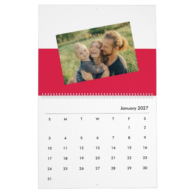 Calendario Bandera polaca agrega foto a Polonia 2026 Fotokale (Jan 2027)