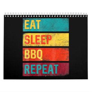 Calendario Barbacoa Barbacoa Grilling Gift come el sueño ba