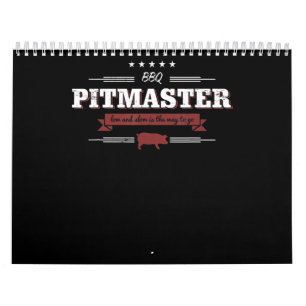 Calendario Barbacoa BBQ Pitmaster Bajo Y Lento Es Una Forma