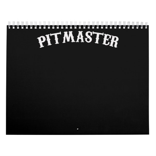 Calendario Barbacoa | BBQ Pitmaster Chef Dad Fars Day (Tapa)