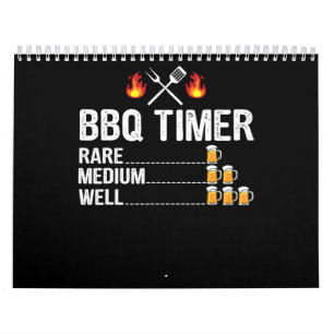 Calendario Barbacoa   Cerveza de asador para ebraje BBQ Timer