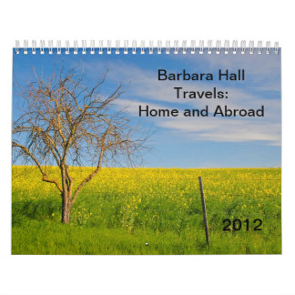 Calendario Barbara Pasillo - viajes: Hogar y en el