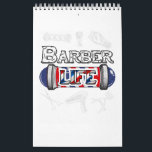 Calendario Barber_s Pole Barber Hairstylist Tee Hair Christma<br><div class="desc">Barber_s Navidades de pelo de peluquería de barbería regalo camiseta</div>