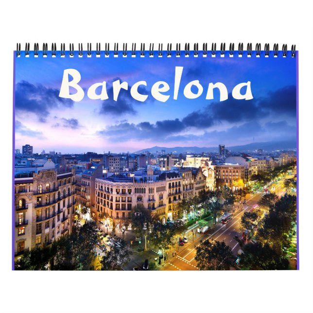 Calendario Barcelona - España - (Tapa)