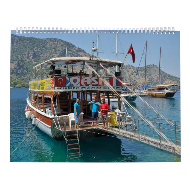 Calendario Barco "Oasis" en Fethiye (Tapa)