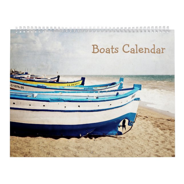 Calendario Barcos de 12 meses (Tapa)