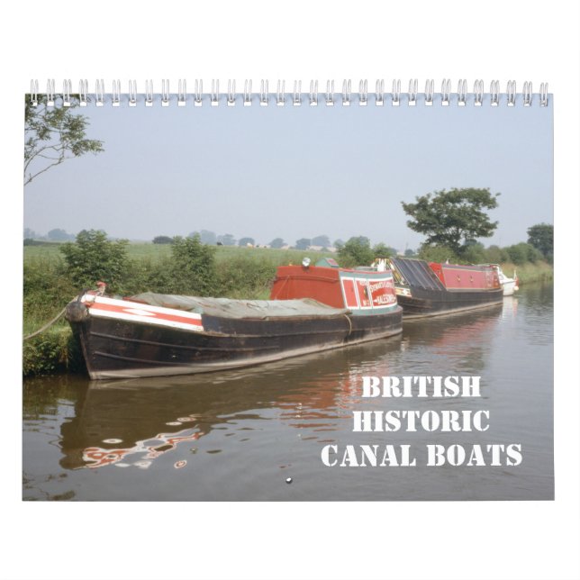 Calendario Barcos de canal británicos históricos 2016 (Tapa)