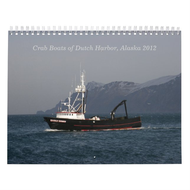 Calendario Barcos holandeses 2012 del cangrejo del puerto (Tapa)