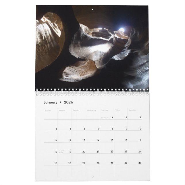 Calendario Barrancos del sudoeste (Jan 2026)