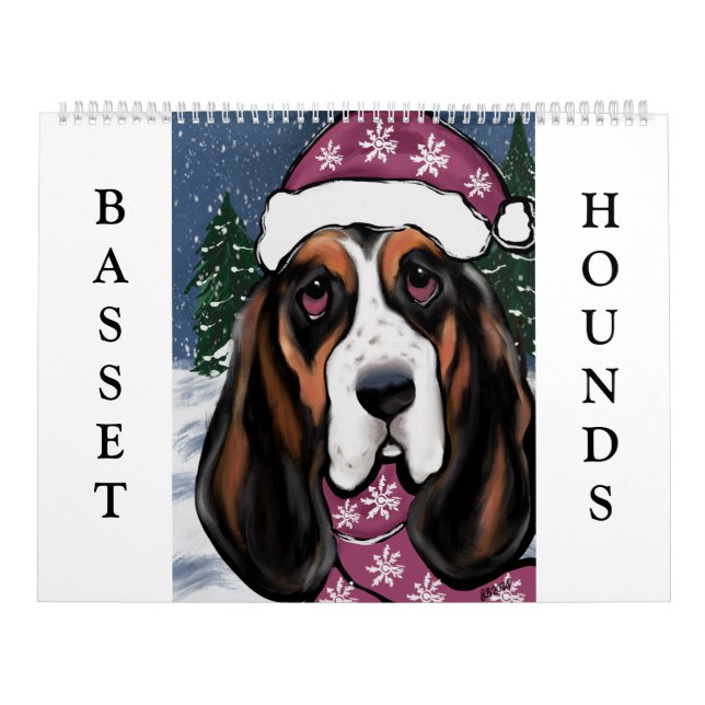 CALENDARIO BASSET HOUND (Tapa)