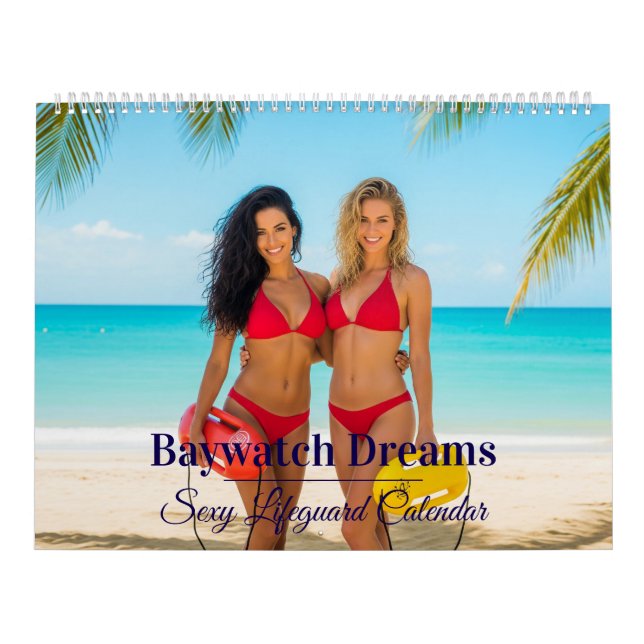 Calendario Baywatch Dreams - Sexy Lifeguard Calendar 20XX (Tapa)