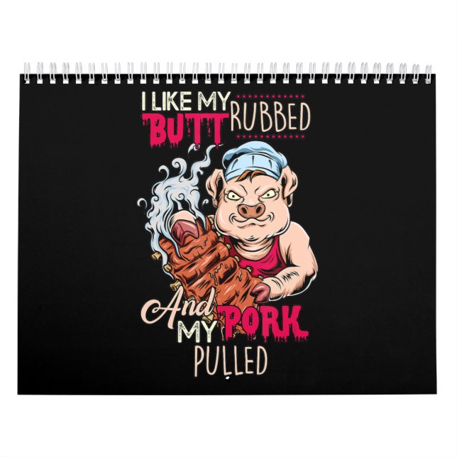 Calendario BBQ|BBQ Grillmaster Como Butt Rubbed & Pork Puk Pu (Tapa)
