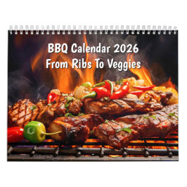 Calendario BBQ Calendar 2026 – From Ribs To Veggies