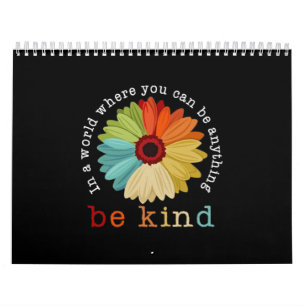 Calendario Be Kind Sunflower