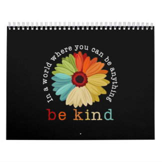 Calendario Be Kind Sunflower