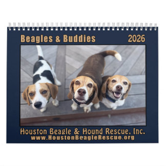 Calendario Beagles and Buddies 2026 Calendar