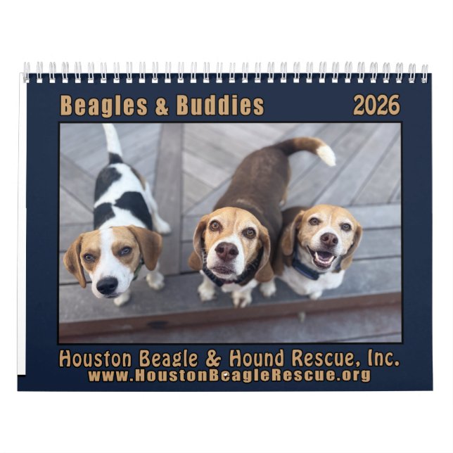 Calendario Beagles and Buddies 2026 Calendar (Tapa)