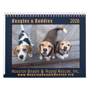 Calendario Beagles y Amigos 2026