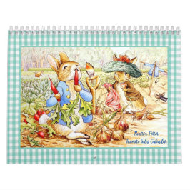 Calendario Beatrix Potter Calendar de dos páginas tamaño medi