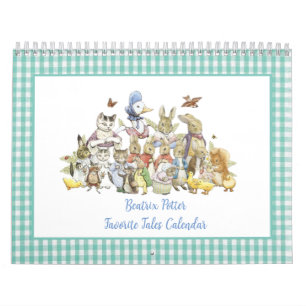Calendario Beatrix Potter Calendar de dos páginas tamaño medi