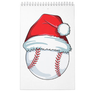 Calendario Béisbol Para Niños Hombres Ball Santa Pajama