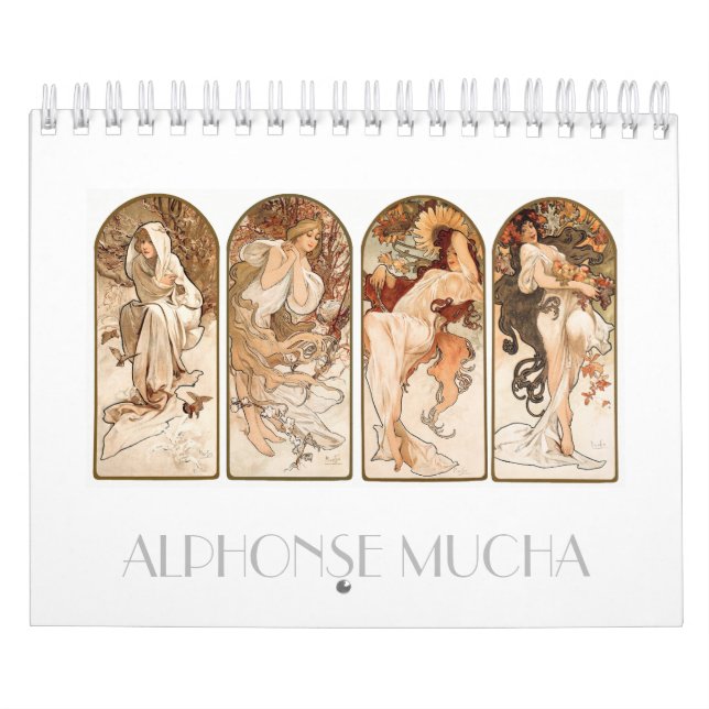 CALENDARIO : BELLA ARTES: ALPHONSE MUCHA (Tapa)