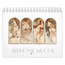 CALENDARIO : BELLA ARTES: ALPHONSE MUCHA
