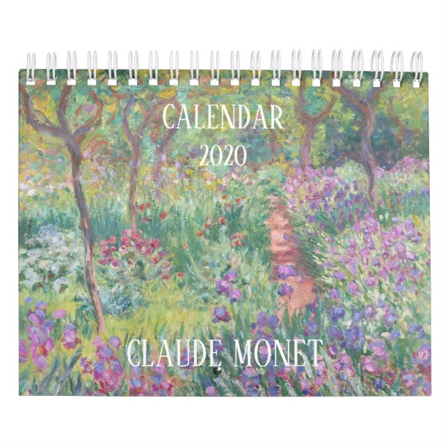 CALENDARIO BELLA ARTES DE CLAUDE MONET 2020 (Tapa)
