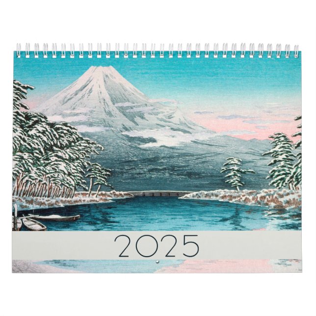 Calendario Bella Artes de paisajes de montaña 2024 Estilo de  (Tapa)