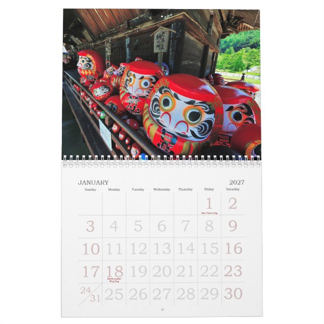 Calendario Belleza de Japón 2013 (Jan 2027)