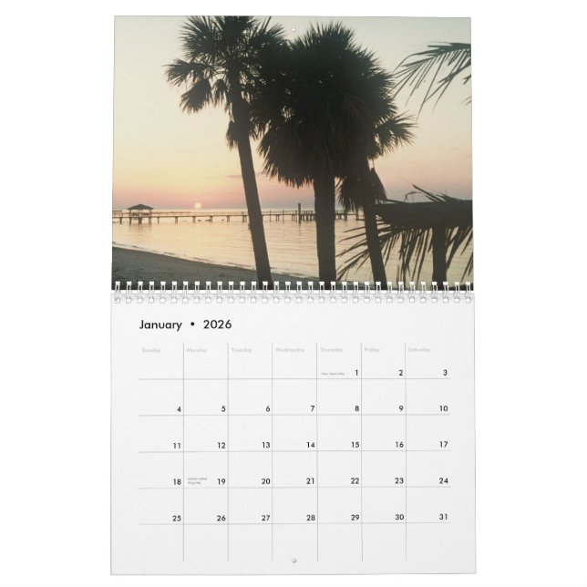 Calendario Belleza de Key West de Scott S. Jones (Jan 2026)