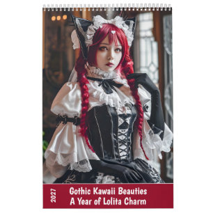 Calendario Bellezas Góticas Kawaii – Un Año de Encanto Lolita