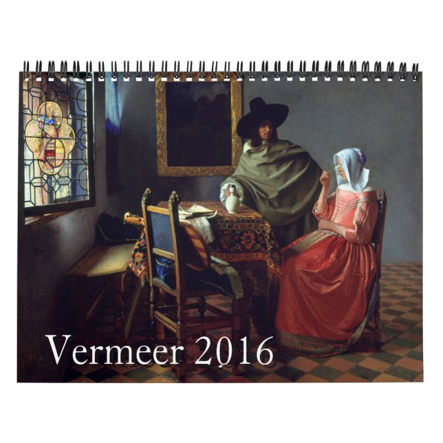 Calendario Bello Artes de Vermeer (Tapa)