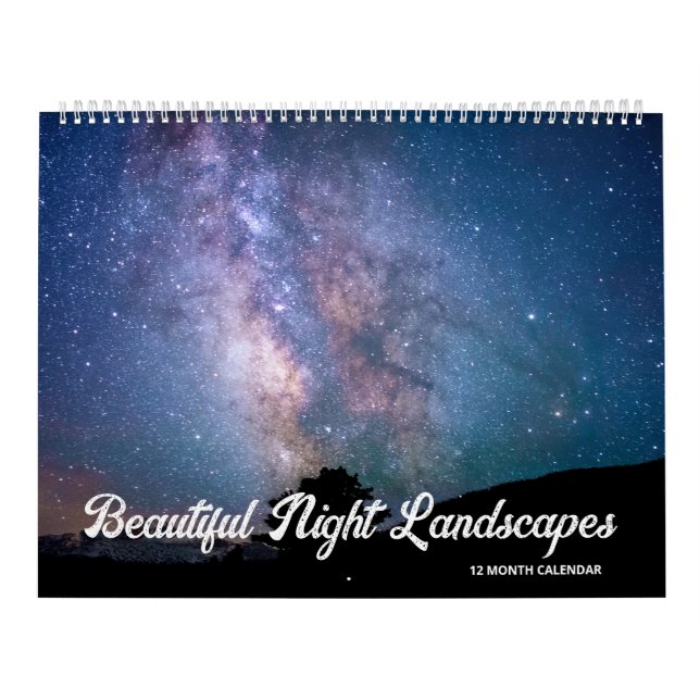 Calendario Bellos paisajes nocturnos (Tapa)