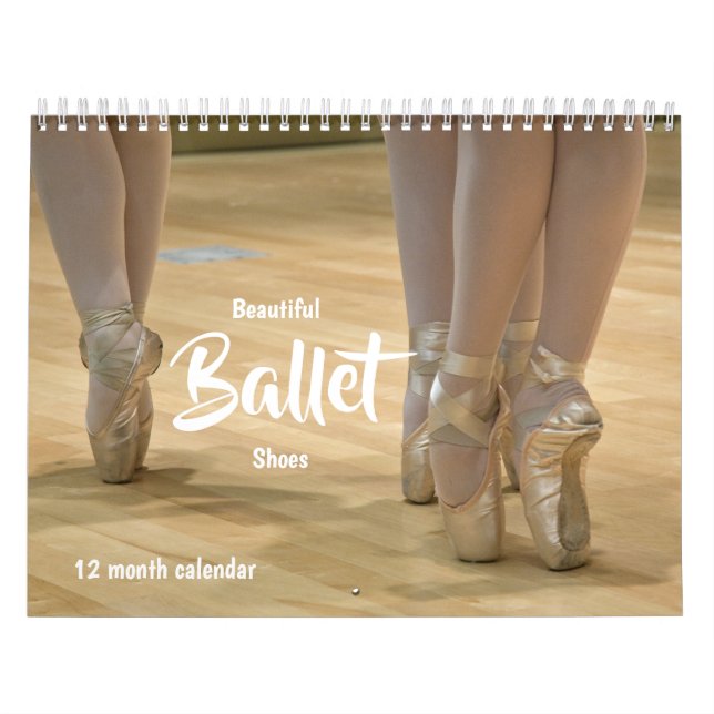 Calendario Bellos zapatos de ballet 2026 (Tapa)