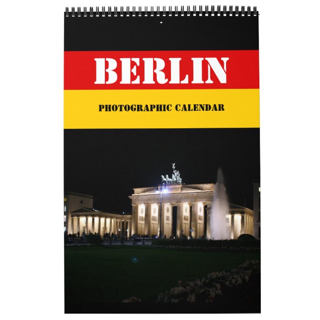 Calendario Berlín Alemania (Tapa)