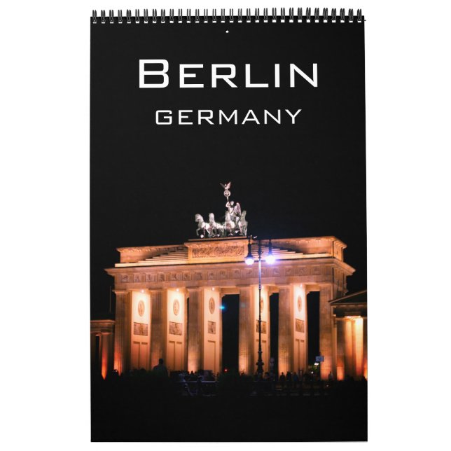 Calendario Berlín Alemania (Tapa)