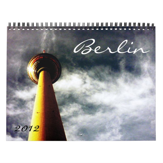 Calendario Berlín Alemania 2012 (Tapa)