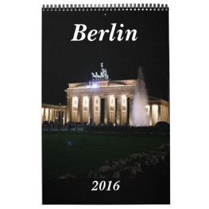 Calendario Berlín Alemania 2016