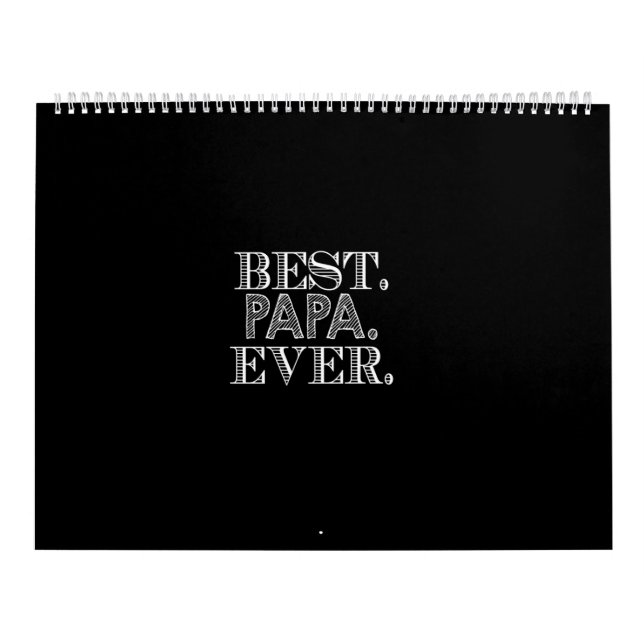 Calendario best papa ever (Tapa)
