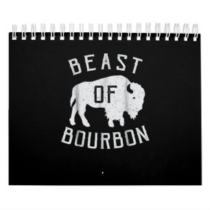 Calendario Bestia De Bourbon Bebiendo Whiskey